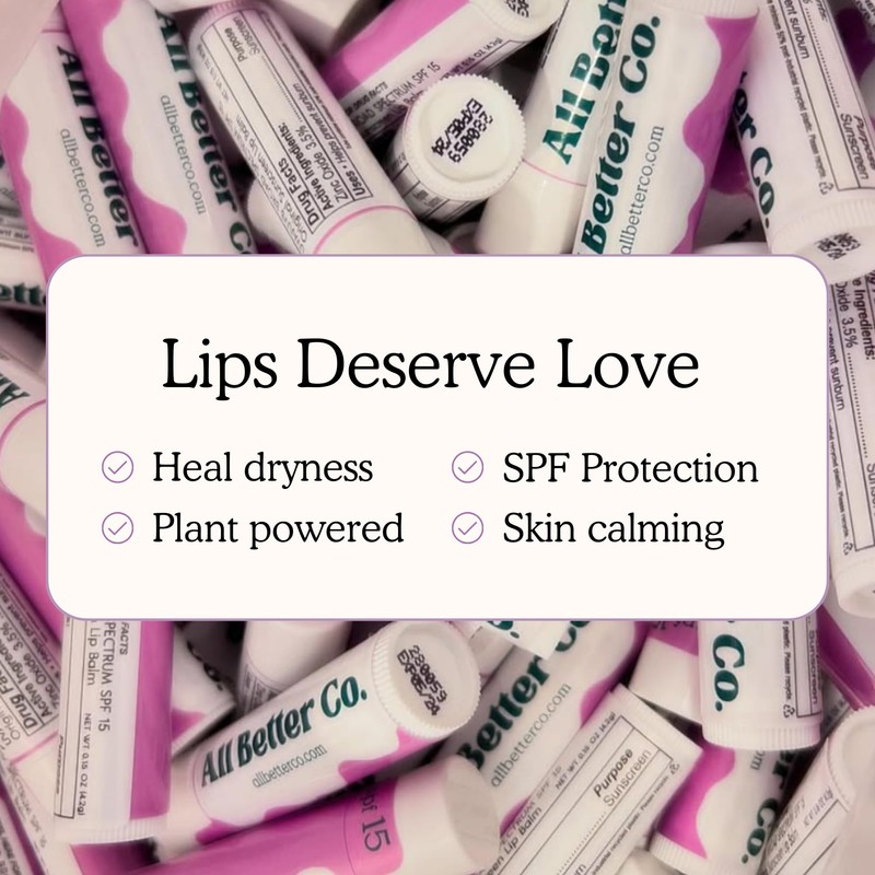 All Better Co. Lippy (2 Pack) - SPF 15 Clear