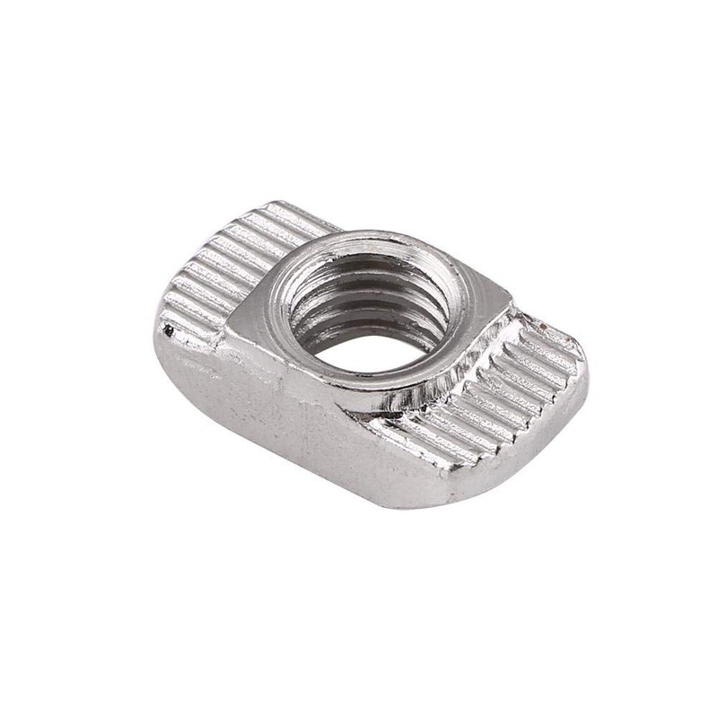 50-Piece T-Nuts Sliding Nuts T-Nut Hammer Head Nut for Aluminium