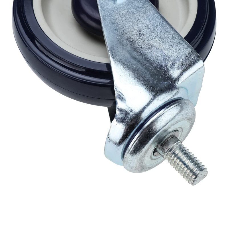 NORJIN 4-Pack 5" Shopping Cart Replacement Wheels Kit, 5 Inch