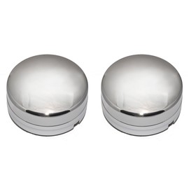 BB Auto Pair of 2 New Rear 17 Inch Steel Wheel Chrome Hub Center Caps Replacement for 2003-2017 Dodge Ram 3500 1-Ton Dually Truck