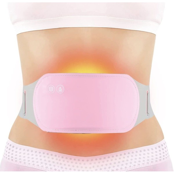Buehuo Pink Portable Electric Heating Pad USB Warming Relief Belt