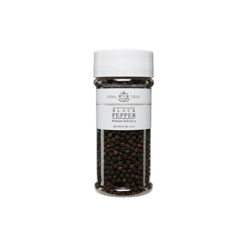 India Tree, Tellicherry Peppercorns, 4.5 Ounce