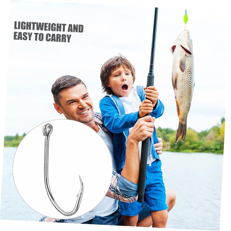 Kisangel Turtle Hook Set 50pcs Catching Hooks Extractor for Catfish