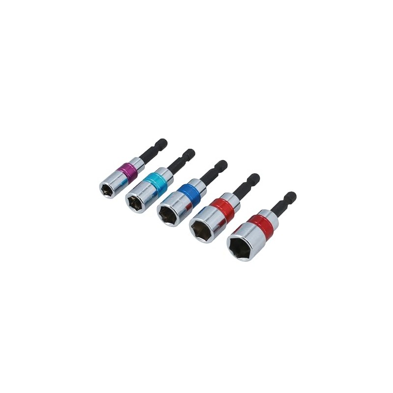 Laser 8947 Nut Driver with Quick Chuck Set of 5
