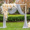 YUNSHANGHE Modern Chiffon Table Runner, 70 x 600 cm, Washable