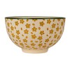 Creative Co-Op Floral Mosaic Stoneware Bowl Set, Multicolor, Set of