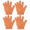 4 Pcs Shower Gloves, Exfoliating Gloves, Exfoliating Mitt, Exfoliating Body