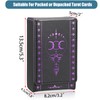 BTSKY PU Leather Tarot Cards Case Moon Design Tarot Card