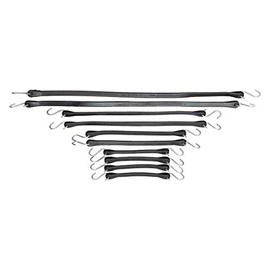 Bungee Strap Assortment, S-Hook, PK10