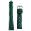 Perforated Leather Rally Strap - Available in Blue, Black, Yellow,