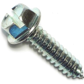 Hard-to-Find Fastener 014973266295 Slotted Hex Washer Sheet Metal Screws, 14 x 1-Inch, 30-Piece