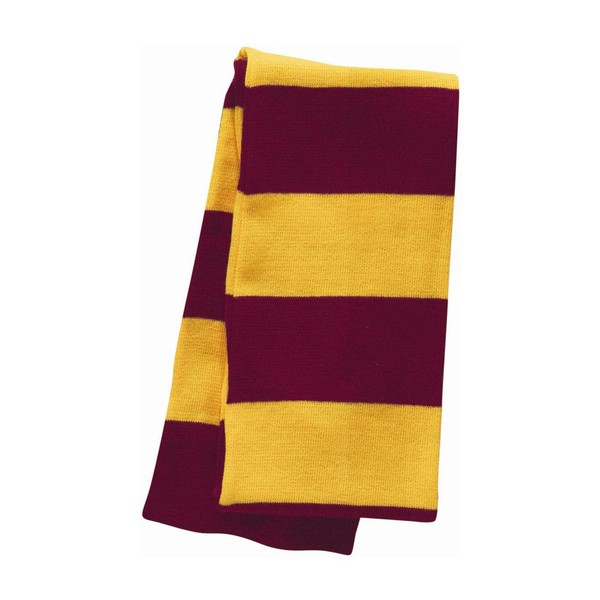 Sportsman - Rugby-Striped Knit Scarf - SP02 - One Size