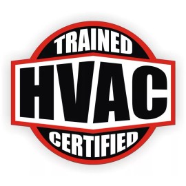 Unbranded/Generic 10 pack - HVAC Trained and Certified Hard Hat Stickers Helmet Decals Toolbox