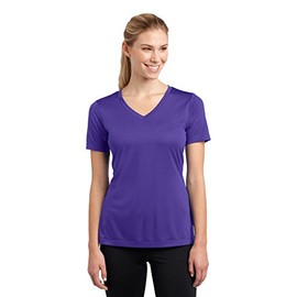 V-Neck Tee (LST353) Purple, 2XL