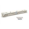 Roller Drawer Slides/Runners Bottom Fix Metal White L:500mm (1pair)