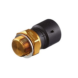 HELLA 6ZT 007 807-021 Temperature Switch, radiator fan - 12V - Number of connectors: 2 - Blade Terminal - Connector Shape: Round - Bolted - Normally Open Contact