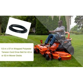 IKSI for 07200718 Drive Belt for ARIENS/Gravely Lawn Mower,1/2" x 57" V Belt fits ARIENS/Gravely 07200718 Zero Turn ZTX42 IKOM-X