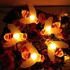 Honeybee - Cadena de luces LED de 20 luces LED