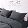 Hafaa Pillow Cases 2 Pack Brushed Microfiber Plain Pillow Cases