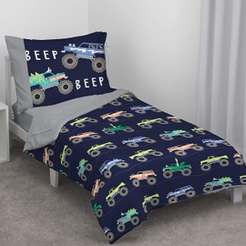 CARTERS Monster Truck 4 Piece Toddler Bed Set