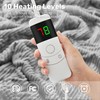 Heated Electric Blanket with 10 Heat Levels, Machine Washable Heated