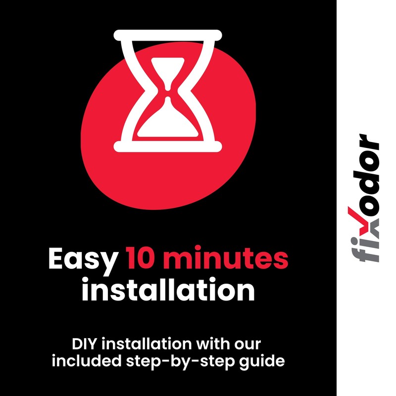 FIXODOR Powered Anode Rod for Water Heater, Stops Rotten Egg