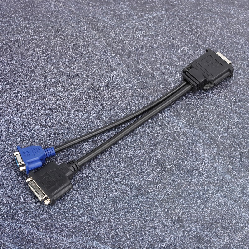 Female Dual Computer Monitor Extension Cable Adapter DMS 59 Pin