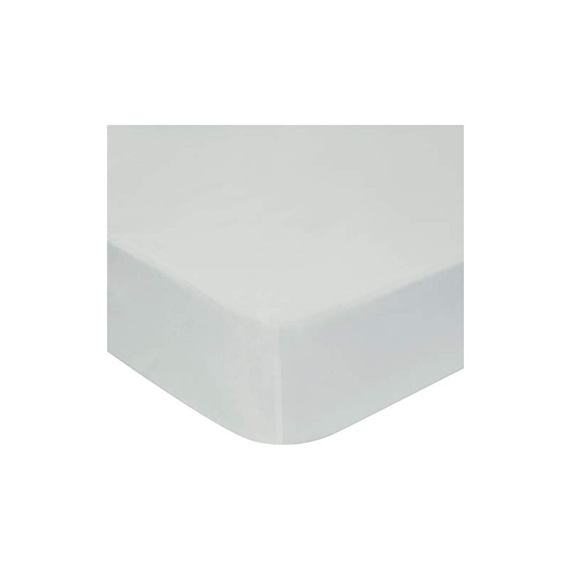 Sheridan Fitted Sheet Double, Cotton, Silver