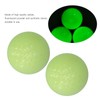 6pcs/set Luminous Golf Ball Double Layer Night Fluorescent Golfballs for