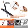 Adusa Carpenter's Square, Multifunctional Carpenter's Square 17 cm Metric, Try