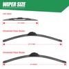 CXYUGUA Windshield Wiper Blades Replace for 2008-2019 Grand Caravan 2008-2016
