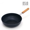 Oslo IH court fan 26cm / wood handle induction possible