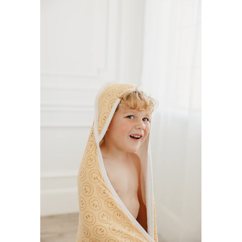 Copper Pearl Toalla de baño con capucha de punto prémium