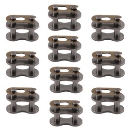 GOOFIT 530 Chain Master Link Replacement for 50cc 70cc 90cc 110cc 125cc ATV Go Kart Off-Road Vehicle Dirt Bike Pack of 10