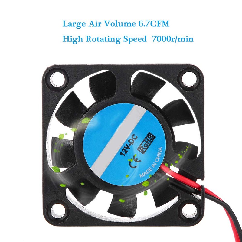 VBESTLIFE 12 V Fan for 3D Printer, High Speed Fan,