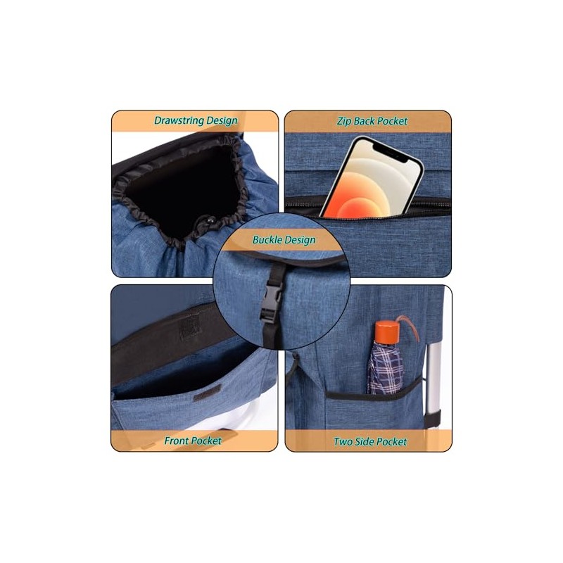 Bolsa de repuesto para carrito de compras, bolsas impermeables para