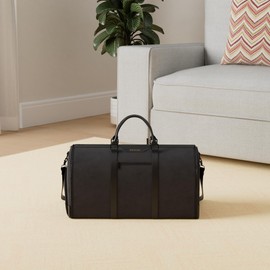 Garment Bag for Travel, Carry On Garment bag, Convertible Duffel Bag with Shoe Compartment, Perfect for Business Trips and Weekend Getaways, Black