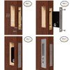 CCJH Privacy Pocket Door Lock Hardware with Key, Pocket Door