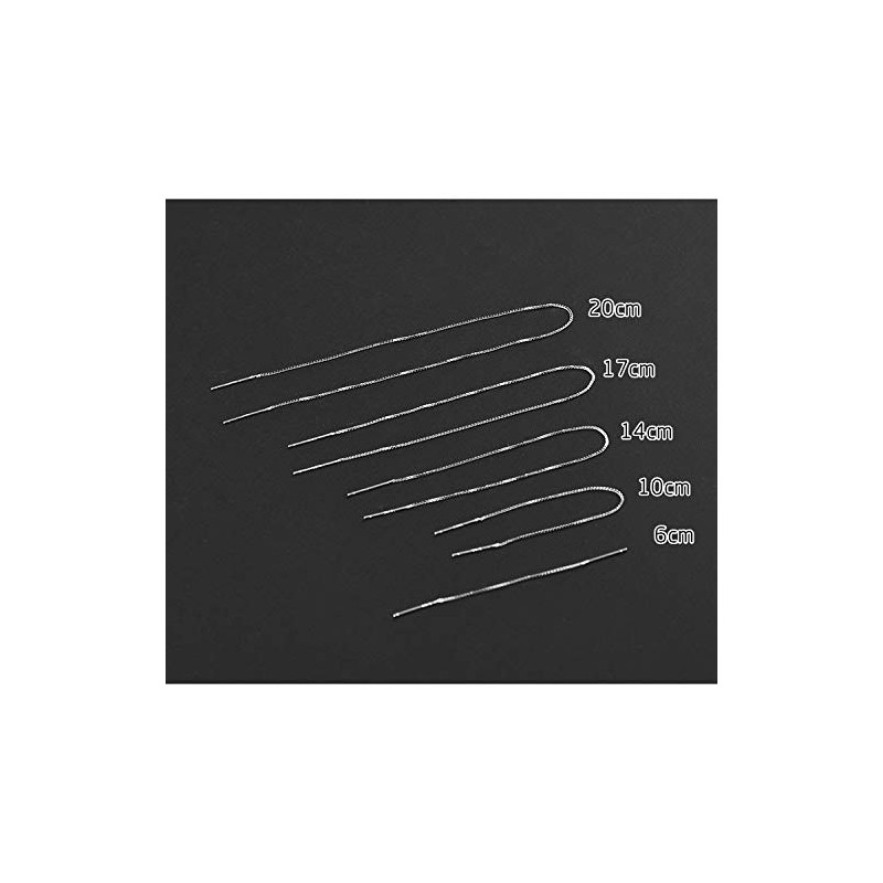 925 Silver Earring Bar Tassel Threader Pull Through Chain Dangle