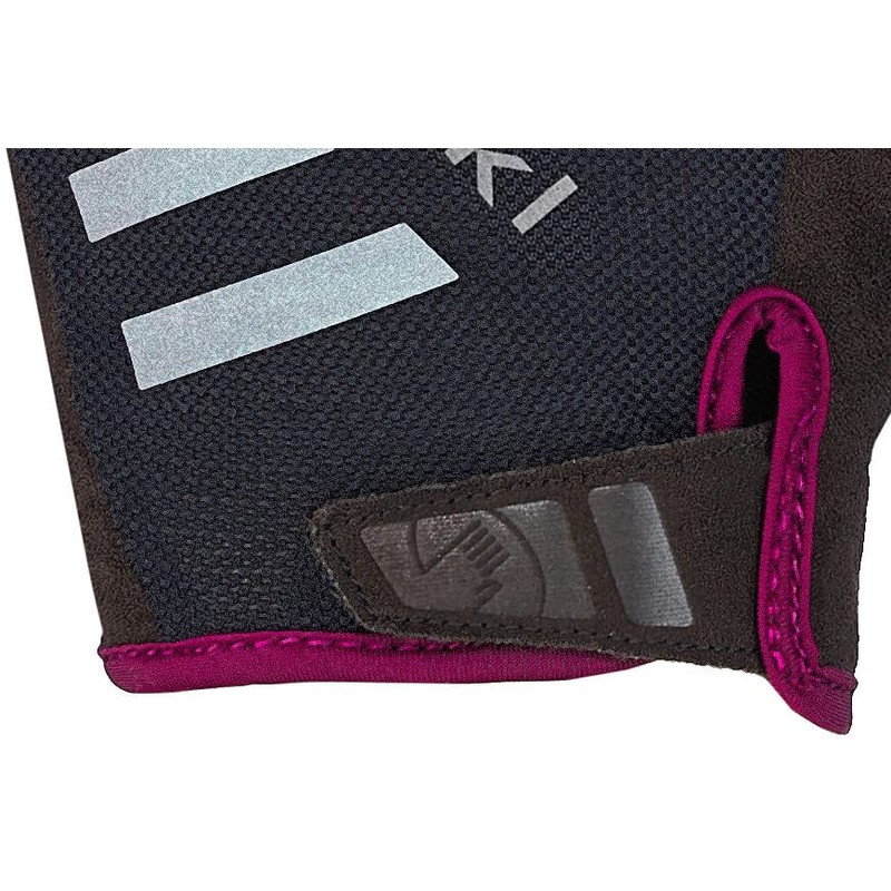 Roeckl Igura Cycling Gloves Short Black/Purple 2023: Size: 7.5