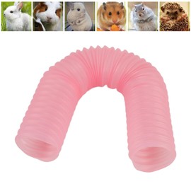Small Animal Tunnel, Guinea Pig Hideout, Guinea Pig Tunnels and Tubes Washable, Easy Cleaning for Hamster Lightweight Collapsible Tube for Hedgehog Pet Cage
