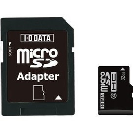 I/O Data MicroSDHC Card GB Class 4 BMS – 32g4aa