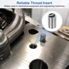 PATIKIL Wire Thread Inserts M8x1.25 Metric 3D 24mm, 20Pcs 304