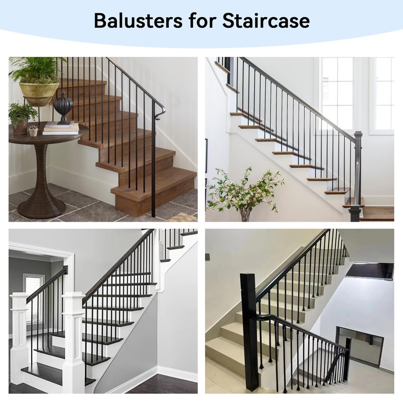 BLCGZHL 20 Pack Balusters for Staircase Interior 44" - 1/2"