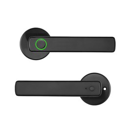 Connect Smart Door Handle Lock – Fingerprint, App, PIN & Key Access – Internal Door Handle for Home/Office – Bluetooth Control, Auto-Lock, Easy Install – Works with Australian Standard Doors