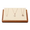 Oirlv Wooden Necklace Display Stand Necklace Organiser Stand Pendant Display