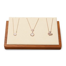 Oirlv Wooden Necklace Display Stand Necklace Organiser Stand Pendant Display Stand