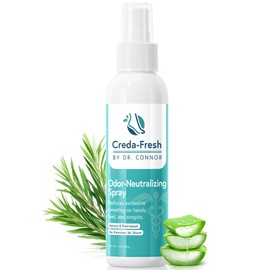 CREDA FRESH Foot Spray for Sweaty Feet - Foot Antiperspirant & Foot Odor Eliminator for Excessive Sweating - Armpits, Hands and Feet Spray for Odor and Sweat - Plant-based & Aluminum Free Formula