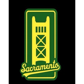 2025 Athletics Custom Commemorative Tribute Sacramento Rickey Vinyl Sticker 3x6!
