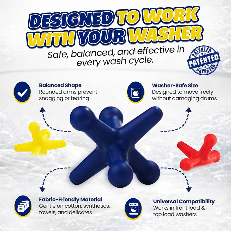 Washin-Jax Laundry Agitation System Ball | Boost Unlimited Washes